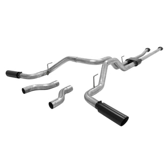compare product Flowmaster 817692 Outlaw Cat-Back Exhaust Kit 3 Inch Stainless Steel Dual 4 Inch Black Stainless Tips Compatible with 2009-2021 Toyota Tundra 4.6L 4.7L 5.7L exc Reg Cab Short Bed Double Cab Long Bed