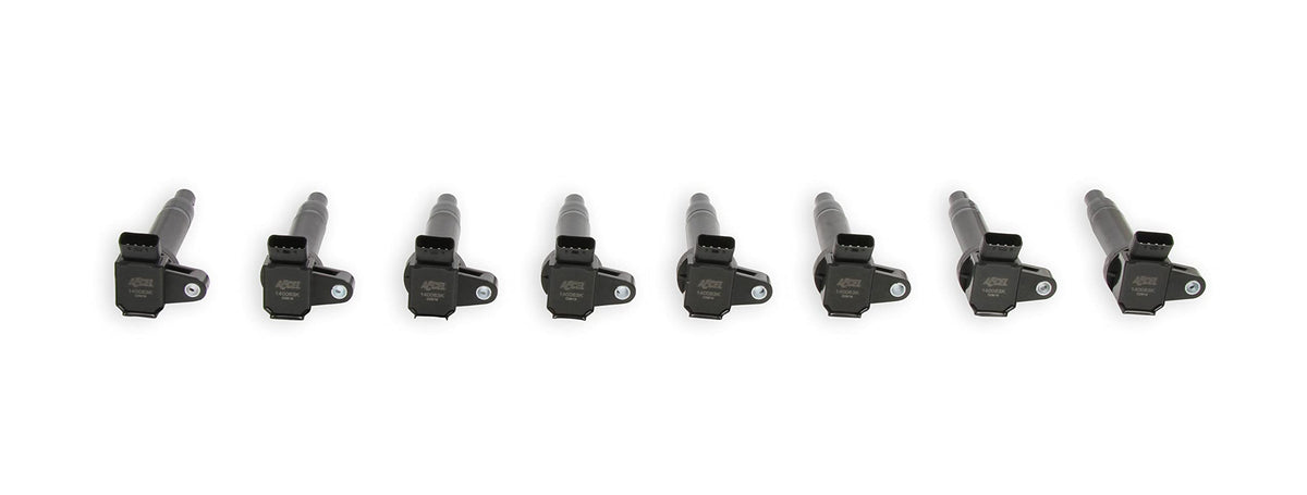 ACCEL 140083K-8 Ignition Coils - 8-Pack, Black
