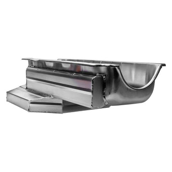 compare product Champ Pans CP106KO Small Block Chevy Pro Series Oil Pan with Kick-Out