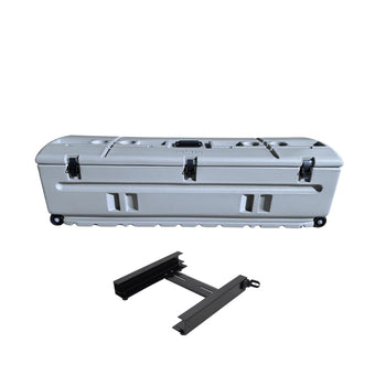 compare product DuHa 70115 Tote Gun and Gear Truck Storage Box | Portable Rolling Toolbox or Gun Case for SUV's, UTVs, Pickup Trucks, and More | Destroyer Gray Heavy-Duty Multifunctional Organizer with Slide Bracket