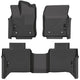 Husky Liners Weatherbeater Floor Mats | Fits 2022-2026 Toyota Tundra, CREWMAX CAB ONLY | Front & 2nd Row, 3-pc Black - 99481