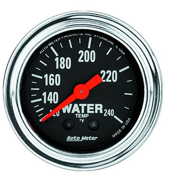 compare product Auto Meter 2433 Traditional Chrome Mechanical Water Temperature Gauge