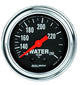 Auto Meter 2433 Traditional Chrome Mechanical Water Temperature Gauge