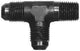 Aeroquip FBM5714 Male Run Tee -03AN Dash x 1/8 in. Pipe x -03AN Dash Aluminum Black Anodized Bulk Packaged Male Run Tee