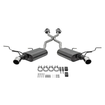 compare product Flowmaster 817575 Force II Cat-Back Exhaust 2.5 Inch Dual Rear Exit 409 Stainless Steel 4 Inch Polished 304 Stainless Steel Tips Compatible with 2011-2021 Jeep Grand Cherokee 3.6L 5.7L