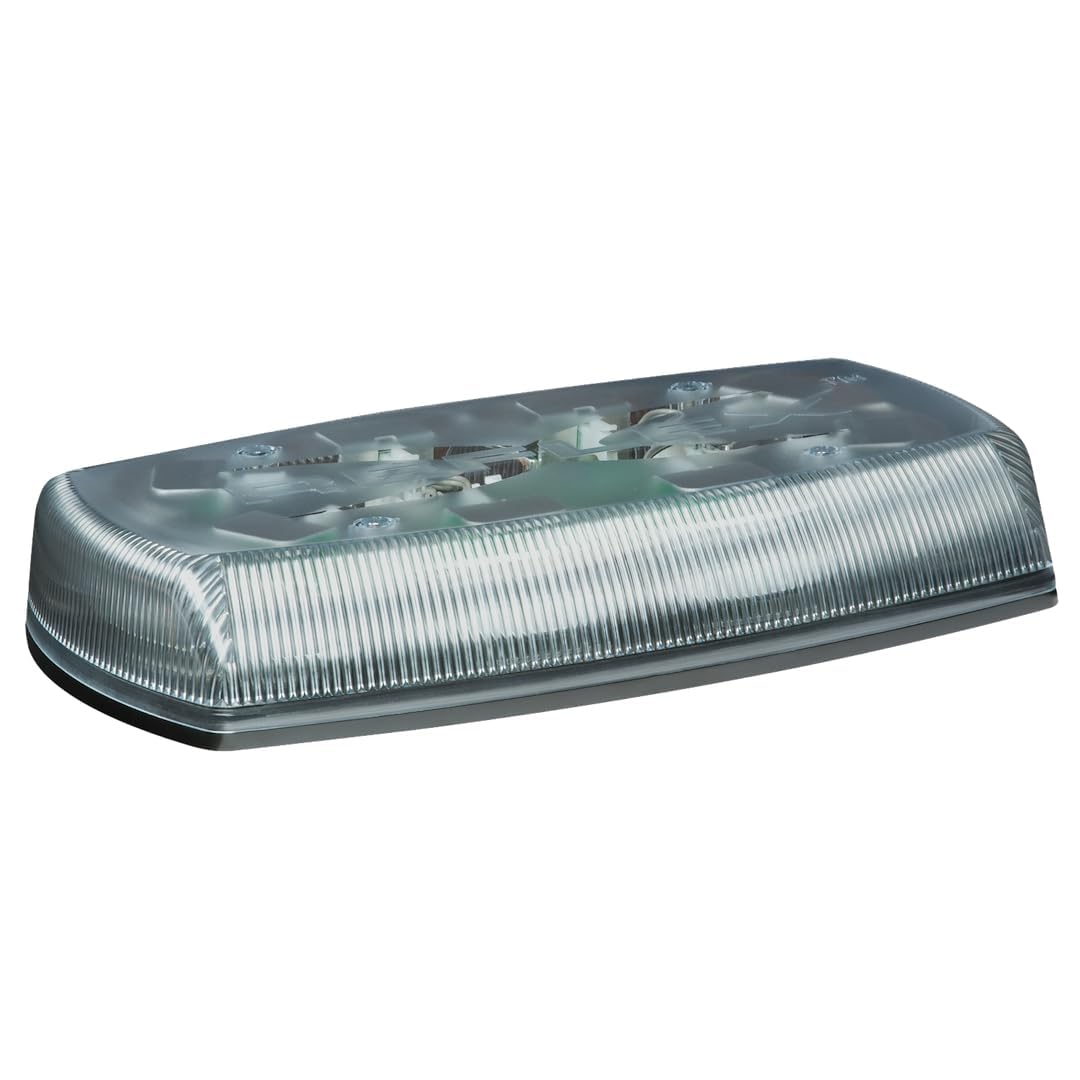 ECCO 5585CRB 5585 Series Reflex Mini Bar 15 in., 4 Bolt Mount, Clear Lens, Red/Blue