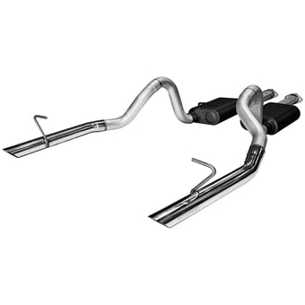 compare product Flowmaster 17213 American Thunder Cat-Back Exhaust Kit 2.5 Inch Aluminized Steel Polished 304 Stainless Steel Tips Compatible with 1987-1993 Ford Mustang LX 5.0 and 1986 Mustang GT