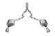 Sport Xtreme 3.0" Cat-Back 4.5" Slash Tips Mustang GT Convertible (21270, 21274) by CORSA PERFORMANCE
