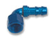 Earl's 709110 Auto-Mate Barbed Blue Anodized Aluminum 90-Degree -10AN Hose End