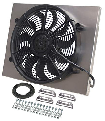 compare product Derale 16822 High Output Single Radiator Fan , Black