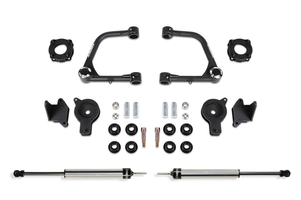 Fabtech - 2022 Tundra 4WD 3in UCA Kit w/Uniballs/Fr Shock Spacers/Rr DLSS/Rr Air Bag Spacers (K7089DL)