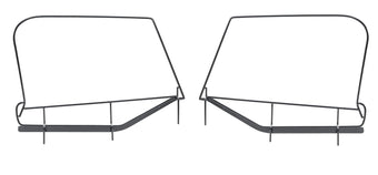 compare product MasterTop 15422201 Soft Top UPPR DR FRMES PR 97-06 WRGLR
