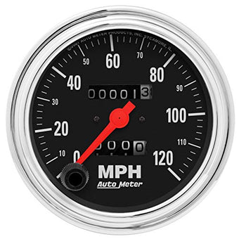 compare product AUTO METER 2492 Traditional Chrome Mechanical Speedometer, 3.375 in.