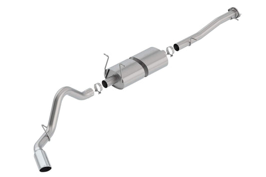 BORLA 140762 Cat-Back System for 2015-2019 Chevrolet Silverado 2500/3500/ GMC Sierra 2500/3500 6.0L V8 AT/MT 2 & 4 Wheel Drive 4 Door Crew Cab With Standard Bed (6' 6") 153.7" WB. EXCEPT DRW.