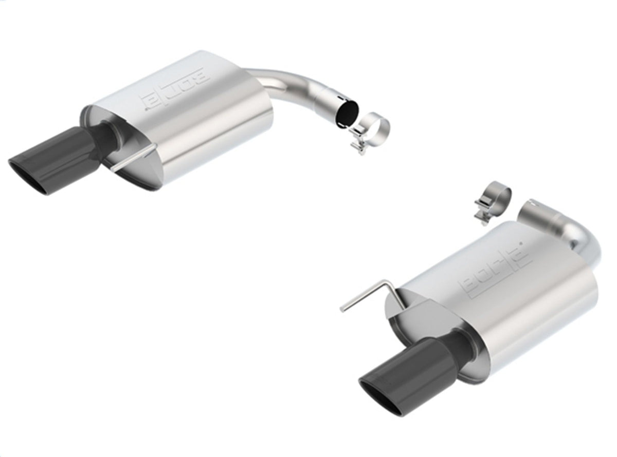 BORLA 11887BC Axle-Back Performance Exhaust System for 2015-2017 Ford Mustang GT/GT Convertible 5.0L V8 Automatic/Manual Transmission.