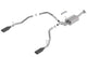 BORLA 140758BC Cat-Back Perf. Exhaust Sys. for '19-'23 Ram 1500 V8 Incl. e-Torque incl. Rebel & G/T Models (Exc. Classic) T-304 Touring Dual Split Rear Exit Single 5" Rnd. Blck. Chrome Tips Each Side.