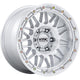 KMC ATTACK 17X8.5 6X135 4.36-10mm GLOSS SILVER W/MACHINED FACE - KM555SD17856310N