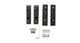 Rhino Rack 4 Piece Base Kit Compatible with Toyota Rav4 2019-2022 with Flush Roof Rails (RCP69-BK), Black, One Size