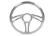Billet Specialties 34005 15-1/2 Steering Wheel BLVD Series BLVD 05 With Milled F