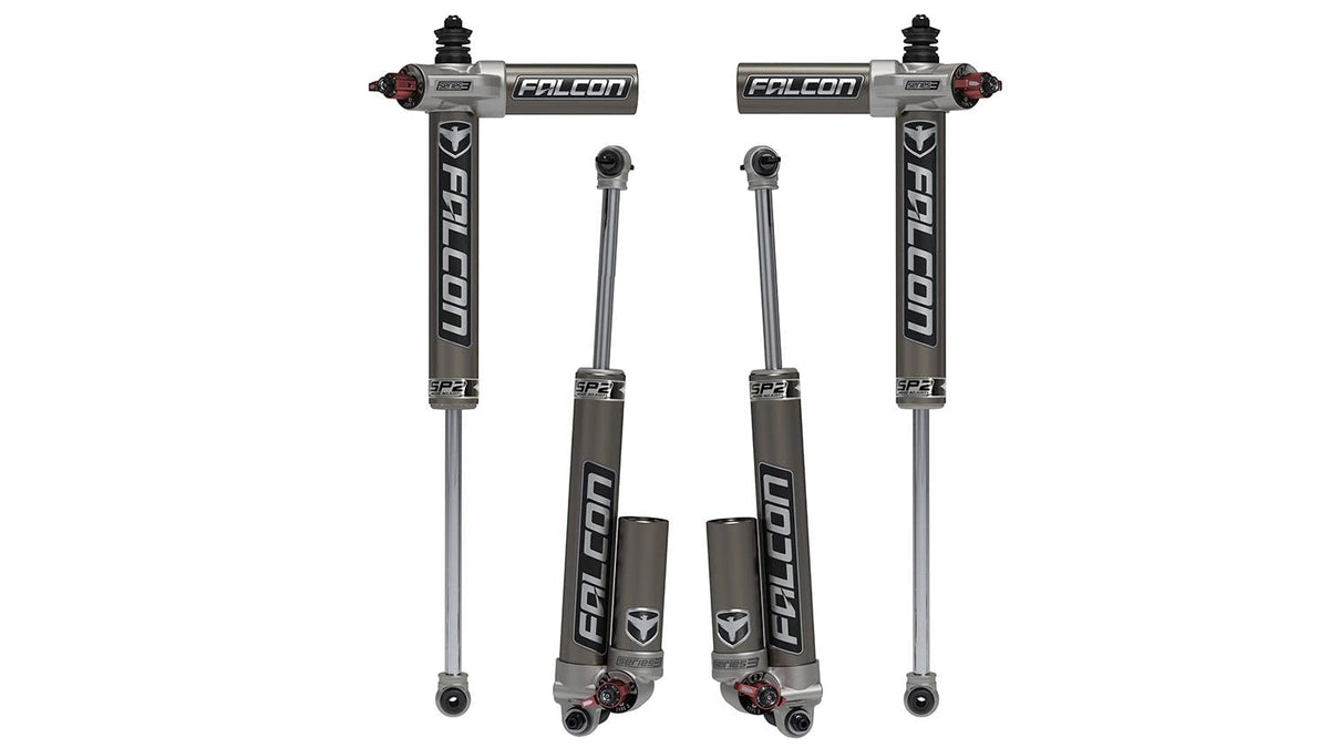JK 4DR Falcon SP2 3.3 Fast Adjust Piggyback Shock Kit (5–6” Lift)