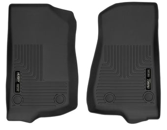 compare product Husky Liners X-act Contour Floor Mats | Fits 2018-2026 Jeep Wrangler JK/JL, 2020-2026 Jeep Gladiator | Front Row, 2-pc Black - 54531