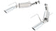 BORLA 11806 Axle-Back Performance Exhaust System for 2005-2009 Ford Mustang GT 4.6L V8 Automatic/Manual Transmission Coupe/Convertible.