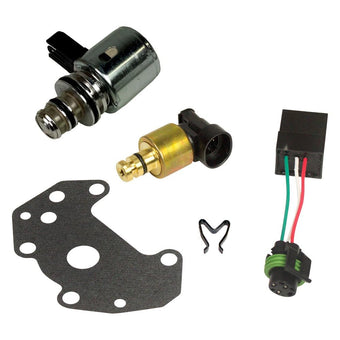 compare product BD Diesel 1060605 Transmission Valve Body Electronics Upgrade Kit; Incl. Pressure Transducer Adapter/Clip For Metal Transducer/Metal Pressure Transducer/Governor Body Gasket;