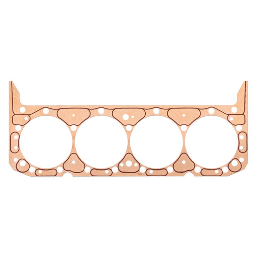 SCE Gaskets Cylinder Head Gasket, Titan, 4.060 in Bore, 0.062 in Compression Thickness, Copper, Small Block Chevy, Each