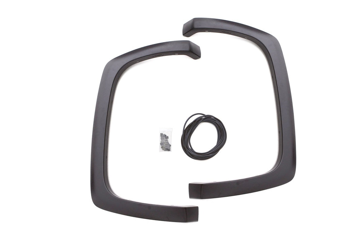Lund SX106TB Elite Series Black Sport Style Textured Rear Fender Flare - 2 Piece