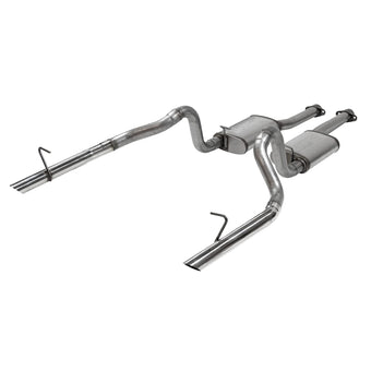compare product Flowmaster 717213 FlowFx Cat-Back Exhaust Kit 2.5 Inch 409 Stainless Steel Compatible with 1986-1993 Ford Mustang LX 5.0L 1986 Ford Mustang GT 5.0L