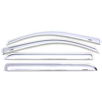 compare product Auto Ventshade [AVS] Outside Mount Rain Guards for 2010 - 2017 Chevrolet Equinox | Window Vent Visors, 4 pcs. - Chrome | 684166