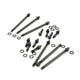 ARP 200-7619 Black Oxide 1/4-20" Thread 1.500/4.500" UHL 12-Point Valve Cover Stud with Cast Aluminum Cover for Big Block Chevy, (Set of 14)