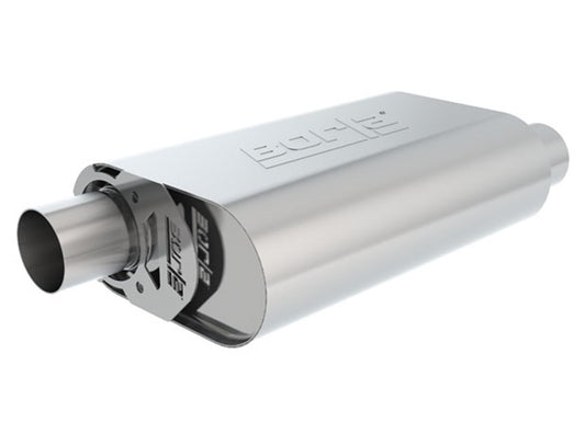 BORLA 400854 CrateMuffler for Chevrolet Big Block Stock Output 396/402/ 427 CID V8 2.5" Offset/Offset 14" x 4.35" x 9.10" Body ATAK.