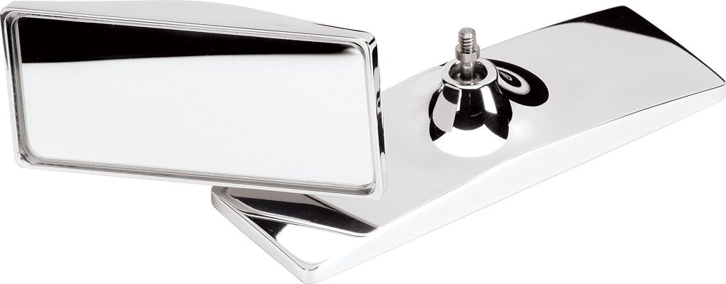 Billet Specialties 73420 1-3/4" x 5-1/4" Polished Rectangle Mirror Head