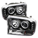 Spyder Auto 5010339 LED Halo Projector Headlights Black/Clear