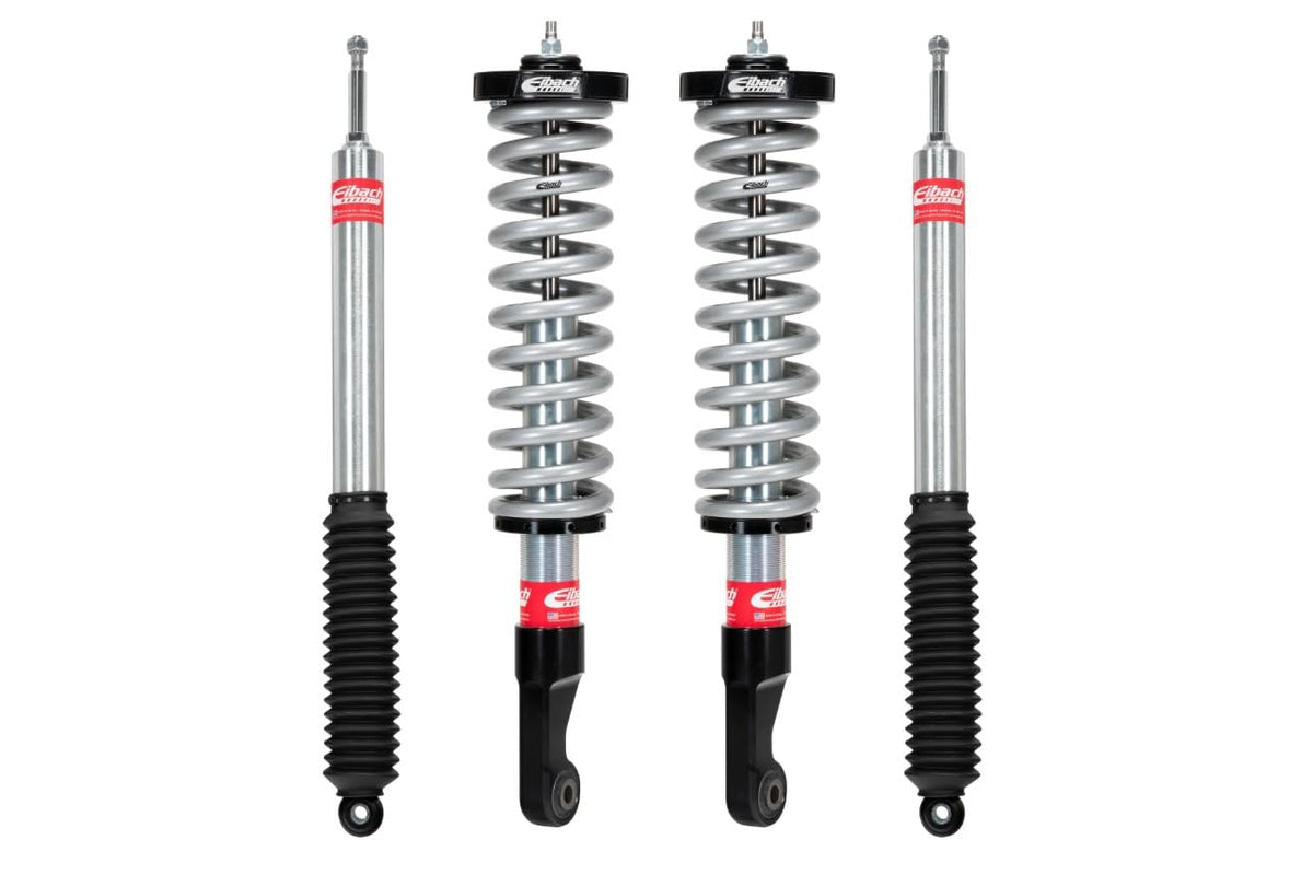 Eibach Suspension Lift Kit, PRO-TRUCK-LIFT STAGE 2, 0 to 2-3/4 in Front Lift, 0 to 1-1/2 in Rear Lift, Springs/Shocks, Kit