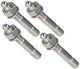 ARP Carburetor Stud, 5/16-18 and 5/16-24 in Thread, 2.225 in Long, Hex Nuts, Stainless, Polished, Set of 4