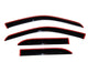 Auto Ventshade [AVS] In-Channel Rain Guards For 2020 - 2026 Jeep Gladiator; 2018 - 2026 Jeep Wrangler JL 4-Door | Window Vent Visors, 4 pcs. - Smoke | 194811