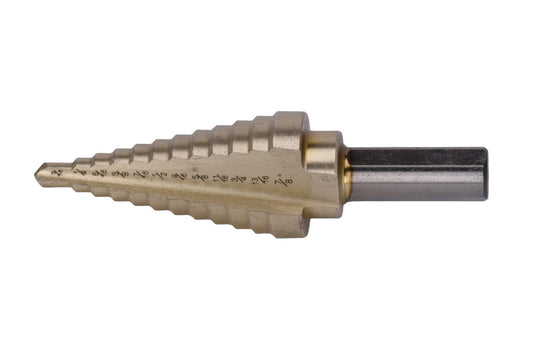Century Drill & Tool 27203 High Speed Steel Step Drill, 12 Steps