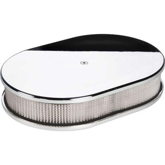 compare product Billet Specialties BILLET SPEC Air Cleaner, Small Oval Plain Polished