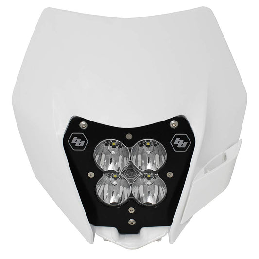 Baja Designs XL80 LED Headlight Kit with Shell for KTM XCM, XCF, EXC, XCW Motorcycle (White)