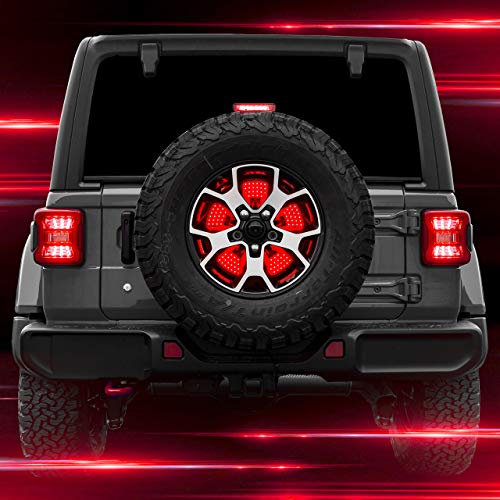XK Glow XK041019 Jeep 5th Wheel Light w/Brake, Running, Reverse and Turn Signal Lights