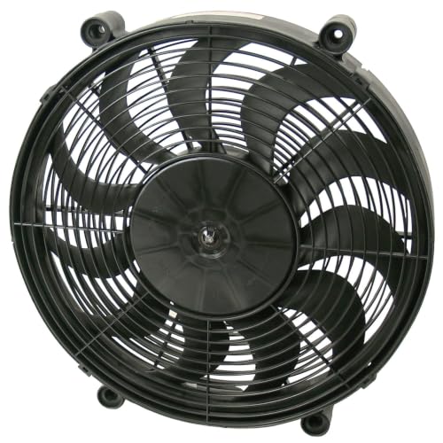 Derale 16217 17" High Output Radiator Fan Black
