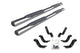 RealTruck 4" Oval 1000 Series Sidesteps & Brackets | Stainless Steel, Polished | 104415680PS | Fits 2015-2026 Ford F-150 Super Cab Pickup; 2017-2020 Ford F-150 Raptor Super Cab Pickup