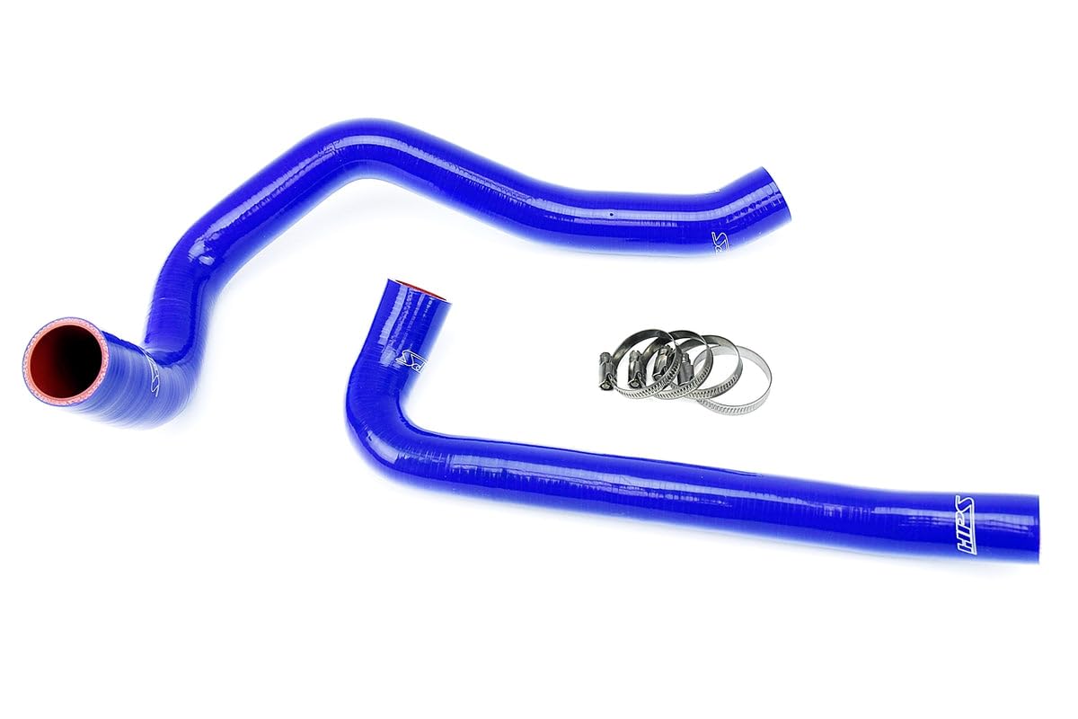 HPS 57-1299-BLUE Blue Silicone Radiator Coolant Hose Kit