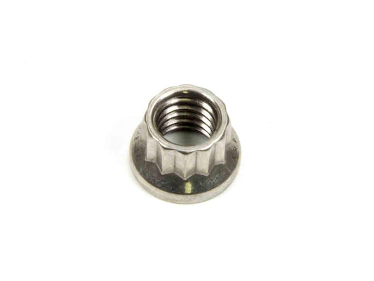 ARP Nut, 3/8-16 in Thread, 7/16 in 12 Point Head, Stainless, Polished, Each