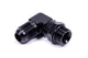 Aeromotive 15691 Black 90-Degree Elbow Adapter, AN-10 ORB to AN-10 Flare