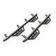 RealTruck Podium LG Steps for RAM | Cab Length, Stainless Steel, Textured Black | HPD0973QC-TX | Fits 2009-2015.5 RAM 1500 Quad Cab, SRW Gas