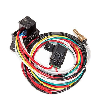 compare product Flex-A-Lite Compact Adjustable Electric Fan Controller and Relay Kit with Thread-in Temperature Probe, Fan Controller (33095), Car Parts, Black