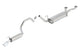 BORLA 14814 Cat-Back Performance Exhaust System for 1998-2007 Toyota Land Cruiser 4.4L V8 & Lexus LX 4.7L V8 T-304 Stainless SteelRight Rear Exit Single 4" Round Polished T-304 Stainless Tip Each Side